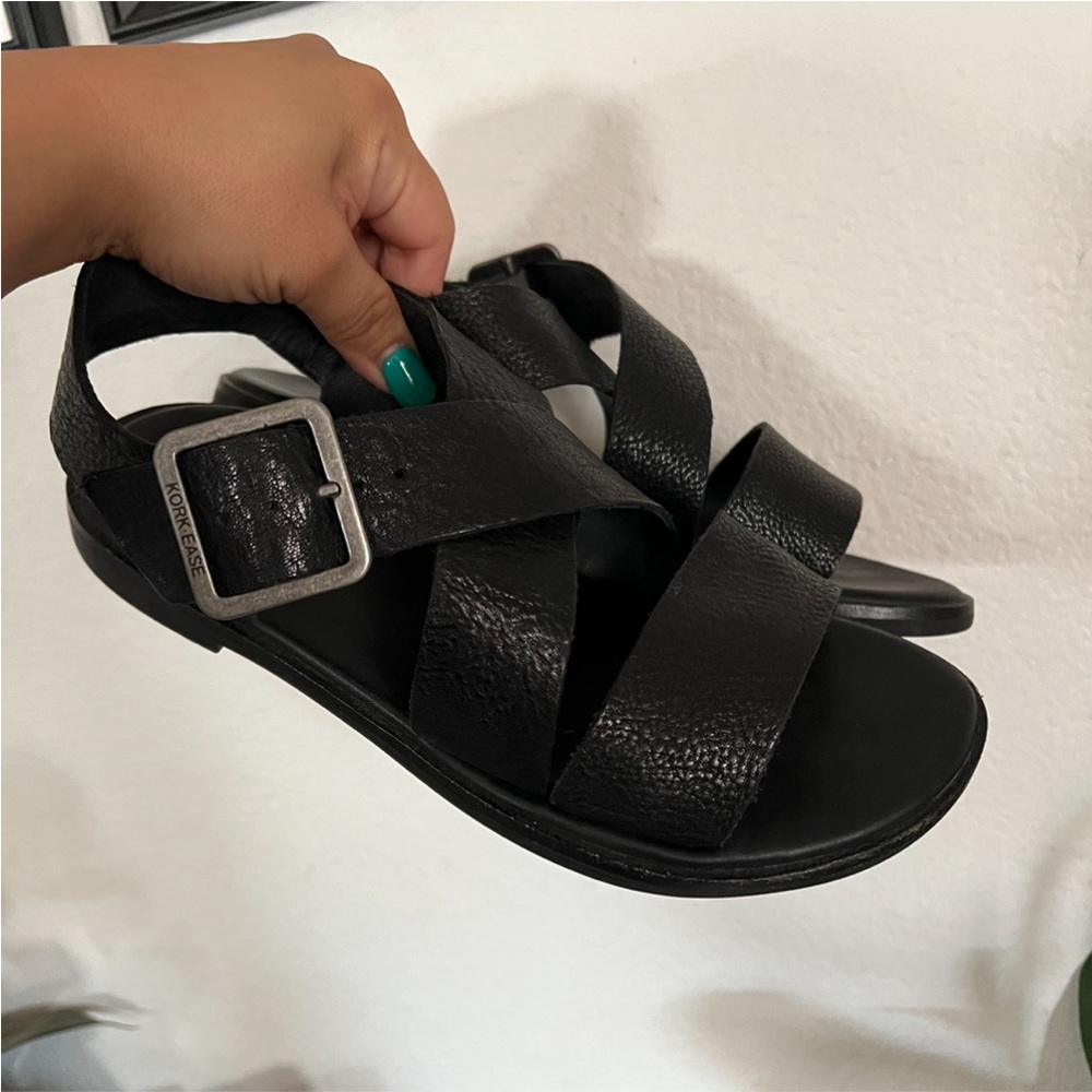 Kork-Ease Wide Strap Sandals, Size 8 M